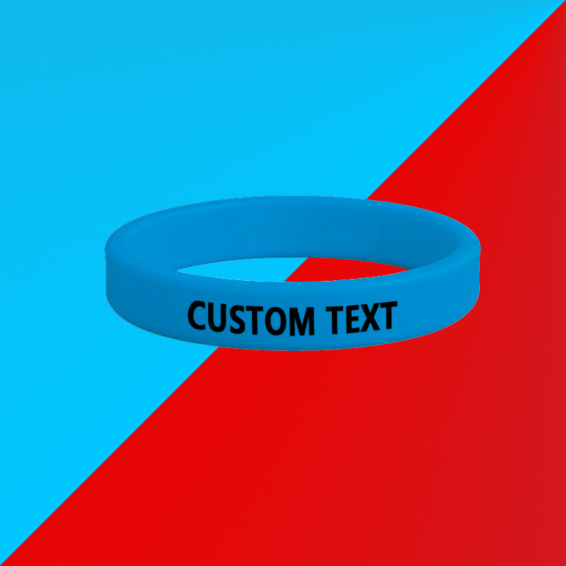 70pcs Custom Silicone Wristbands, Personalised Gift Set